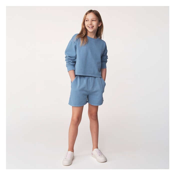 Filles Ensemble short et chandail en molleton pour filles